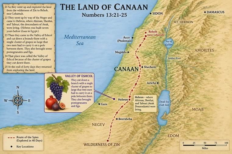 Map detailing the land that was spyed on.